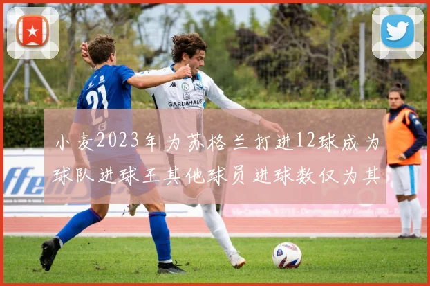 小麦2023年为苏格兰打进12球成为球队进球王其他球员进球数仅为其一半
