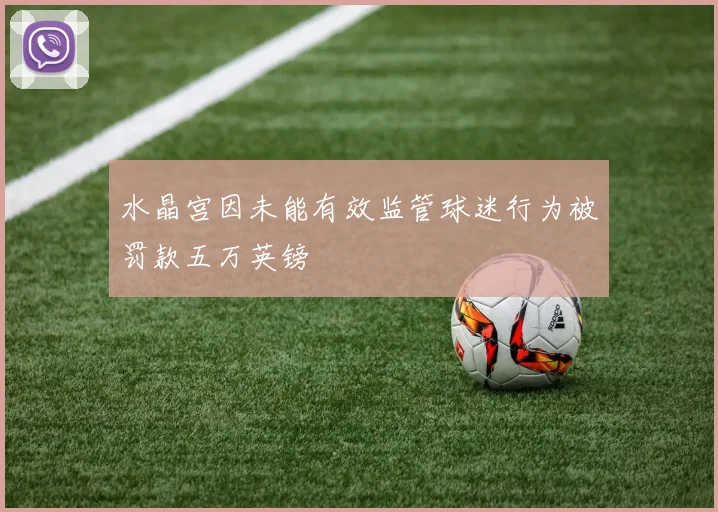 水晶宫因未能有效监管球迷行为被罚款五万英镑